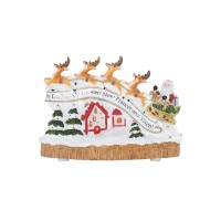 Fitz and Floyd Santa’s Flight Musical Figurine