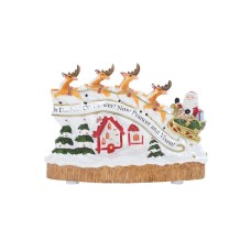 Fitz and Floyd Santa’s Flight Musical Figurine
