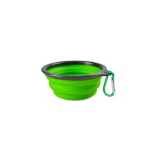 Folding Dog Bowl - Collapsible Pet Food & Water Bowl For TravelsWalks - FoldableExpandable Bowl For Dogs & Cats