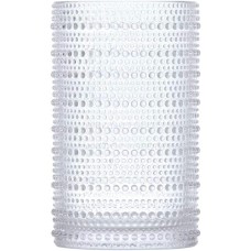 Fortessa Jupiter Beaded Hobnail Glass, 13 Ounce Iced Beverage (Set of 6), Clear