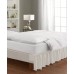  Magic Skirt Ruffled Twin Bed Skirt, White