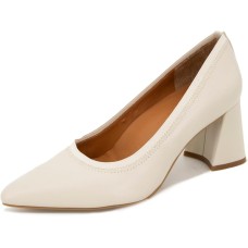 Gentle Souls Women’s Dionne Pump, Stone, 7.5