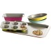  Color Splash Lyneham 5 Piece Non-Stick Steel Bakeware Set, Gray