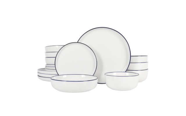  Oslo 16 Piece Dinnerware Set – White