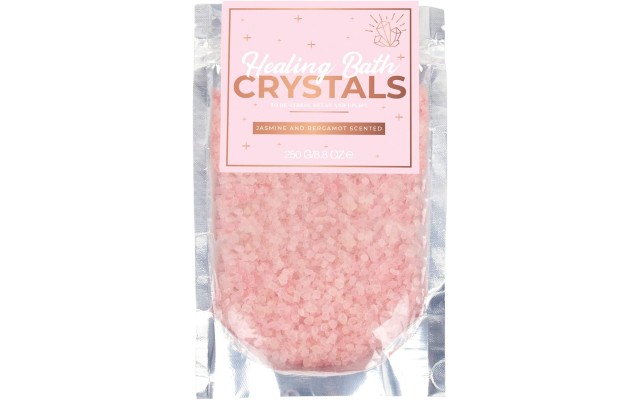  Healing Bath Crystals, Pink, 250 gram