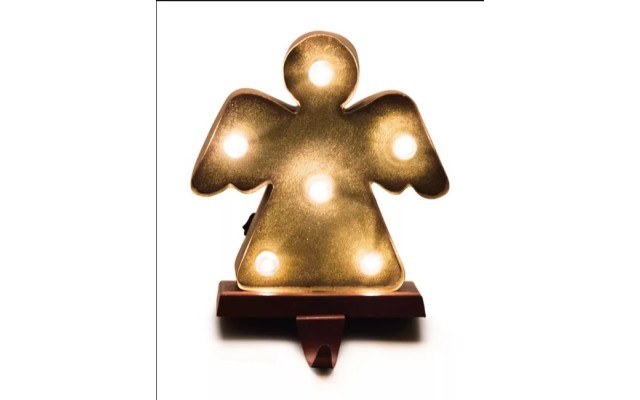  7.48″ H Marquee Led Angel Stocking Holder