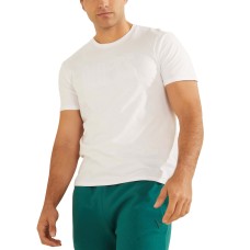 Guess Men’s Velvet Logo Graphic T-Shirt, White, XX-Large