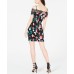  Womens Lace Off-The-Shoulder Cocktail Dress, Black/0