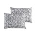  Maxson 12-Pc. Reversible King Comforter Set, Gray/White