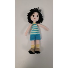 Handmade Amigurumi Crochet Wool Long Short Braided Hair Girls For Fun Game