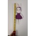Handmade Amigurumi Rabbit Toy Buddy Bunny Easter Bunny Doll For Kids Unicex, Purple Rabbit, 5.11 inches
