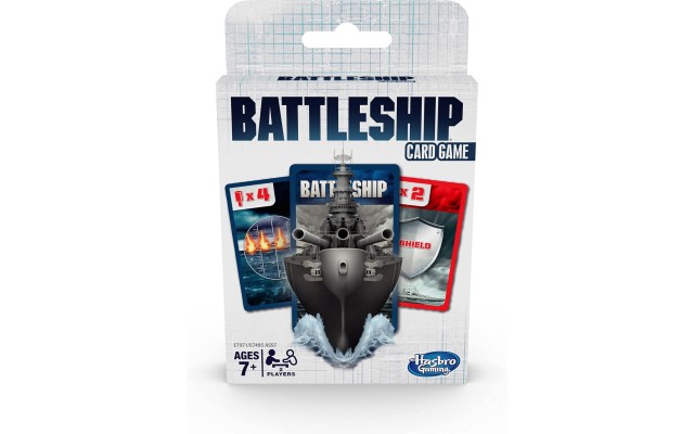  Gaming Battleship Card Game for Kids Ages 7 and Up, 2 Players Strategy Game Brown