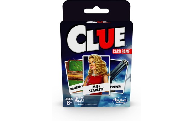  Gaming Clue Card Game,3-4 Player Strategy Game,Travel Games,Christmas Stocking Stuffers for Kids Ages 8 and Up
