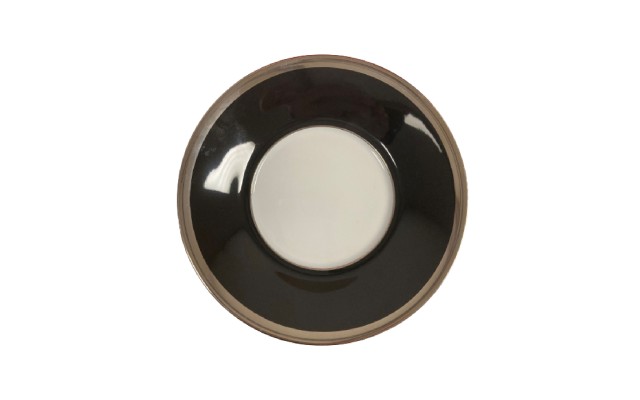  Laqua De China Tea Saucer Black