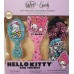 Hello Kitty-My Melody- Keroppi Frog Wet Brush Goody Detangling Bundle Set, Pink/Blue