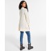 Juniors’ Bubble Sleeve Cardigan, White/XS