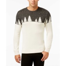 Holiday Arcade Mens Big & Tall Colorblocked Pullover Sweater (Gray, XL)