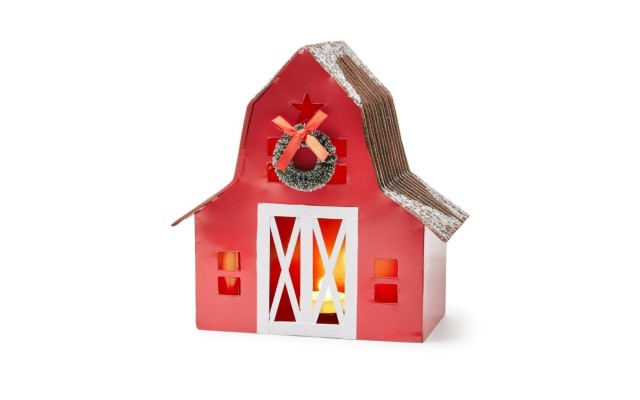 Holiday Lane Christmas Cheer Red Led Farmhouse Decor