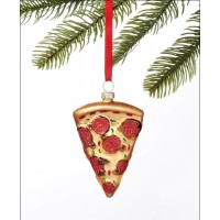 Holiday Lane Foodie and Spirits Pizza Ornament