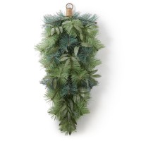 Holiday Lane Green House Olive Leaves Drop, 28”H