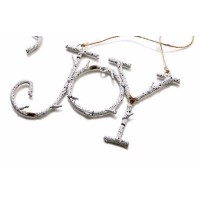 Holiday Lane ‘Joy’ Metal Birch Branch Christmas Ornament