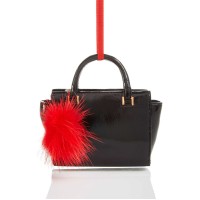 Holiday Lane Pom Pom Handbag Ornament