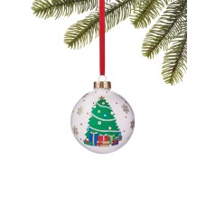 Holiday Lane Santa’s Favorites Christmas Tree Ball Ornament, Multi