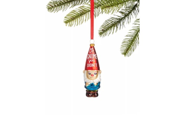 Holiday Lane Santa’s Favorites “Oh Gnome You Didn’t” Ornament