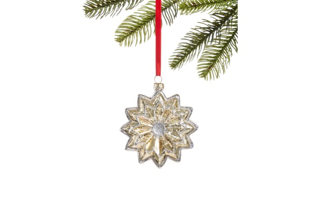  Shine Bright Glass Flower Ornament