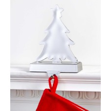 Holiday Lane Shining Silver Christmas Stocking Holders