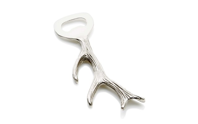  Silver Brass Antler Bottle Opener
