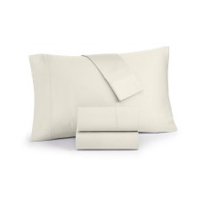 Hotel Collection 500 Thread Count Micro Cotton Sheet Set, Queen, Ivory