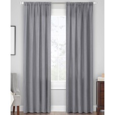 Hudson Hill Jovie 50″ x 84″ Rod Pocket Window Panel, Gray