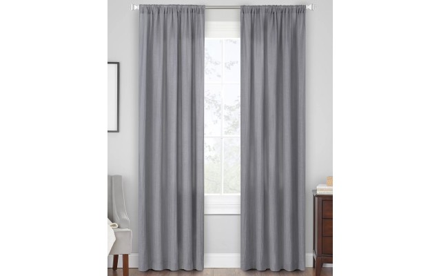 Jovie 50″ x 84″ Rod Pocket Window Panel, Gray