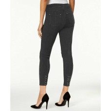 HUE Women's Original Denim Laced-Up Skimmer Leggings