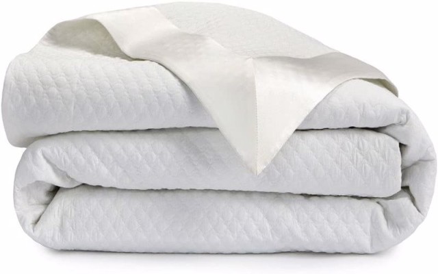 Hugo Boss Coverlet Collection, King, Pearl White