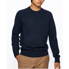 Hugo Boss Men’s Regular-Fit Sweater, Navy, Small