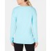  Asymmetrical Ruched Top (Crystal Mist, S)
