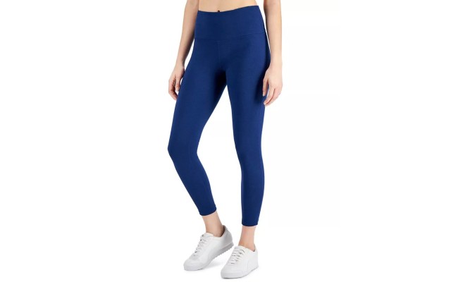  Women’s Essentials Sweat Set Length Leggings, Medium, Navy
