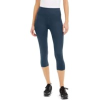 Ideology Women’s High-Rise Side-Pocket Cropped Leggings, Moonlit Ocean, Small