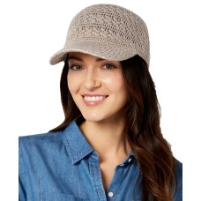 Inc International Concepts Crochet Packable Baseball Hat (Taupe, One Size)