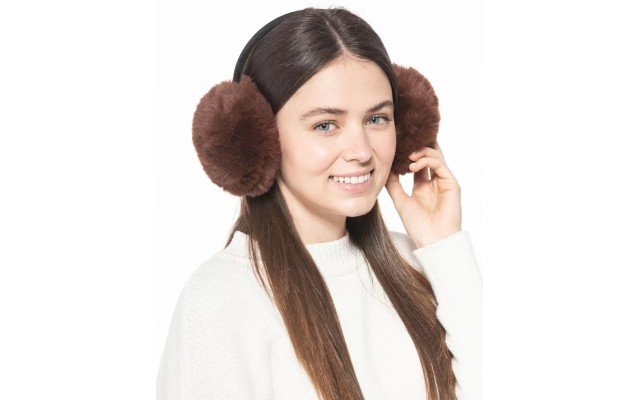 Inc International Concepts Faux-fur Earmuffs Rust One Size