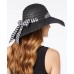  Gingham-Tie Floppy Hat