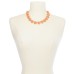  Gold-Tone Pavé Flower Strand Necklace