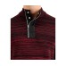 Inc International Concepts Mens Atrack Half-Zip Sweater (Wine, Small)