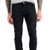  Men's Black Coated Skinny-Fit Jeans, Black Wash, 30
