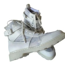 Inc International Concepts Mens Camo Boots, White Camouflage 12