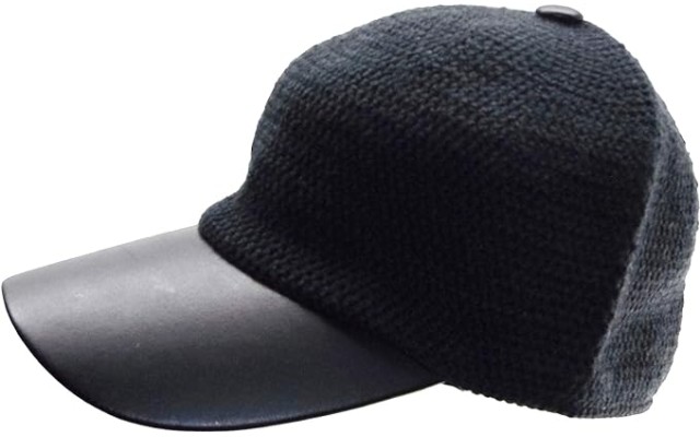  Mixed Media Baseball Cap (black)