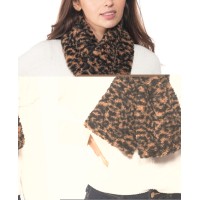 Inc International Concepts Sherpa Pull Through Muffler Scarf, Brown