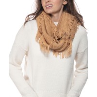 Inc International Concepts Solid Raschel Loop Scarf, One Size, Dark Beige